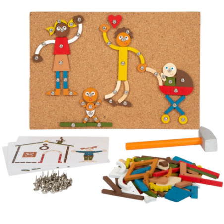 Jeu de clous Maison et Famille