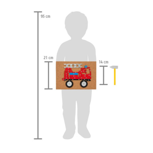 Jeu de clous Véhicules de la ville