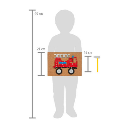 Jeu de clous Véhicules de la ville