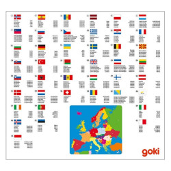 Puzzle de l'Europe Goki 2