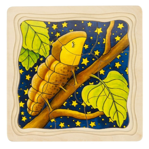 Puzzle à étages Papillon Goki