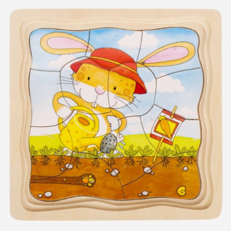 Puzzle à étages Potager Goki