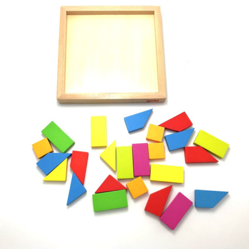 Jeu de mosaïque arc-en-ciel Goki