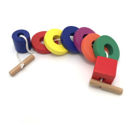 Perles à lacer avec plateau