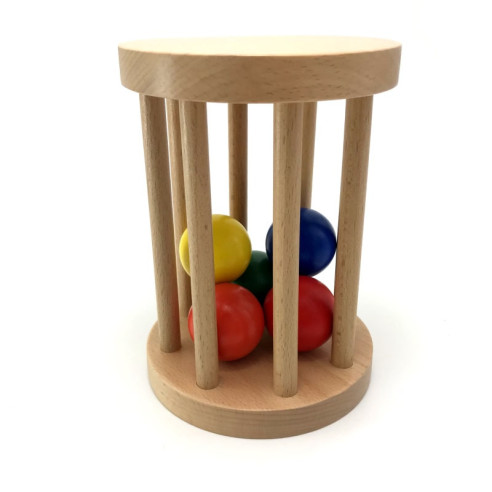 Hochet cylindre avec billes