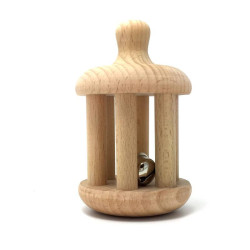 Hochet grelot en hêtre - Matériel Montessori 2