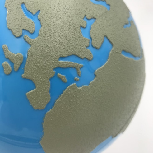 Globe lisse et rugueux Montessori
