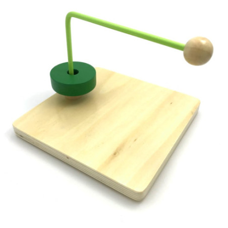 Disque sur tige coudée droite Montessori Disque sur tige coudée droite Montessori