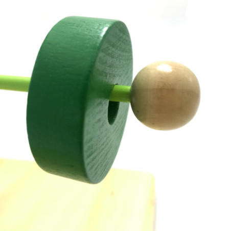 Disque sur tige coudée droite Montessori Disque sur tige coudée droite Montessori