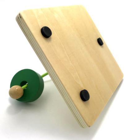 Disque sur tige coudée ondulée Montessori