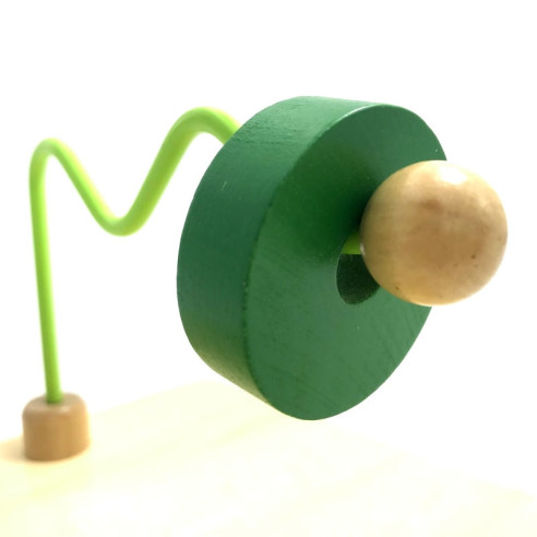 Disque sur tige coudée ondulée Montessori