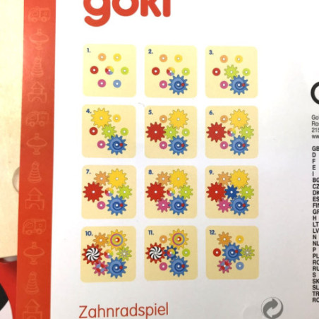 Jeu des engrenages Goki Jeu des engrenages Goki