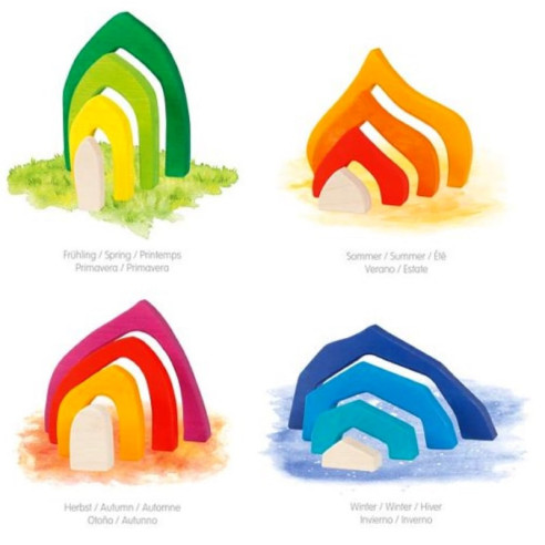 Jeu de construction 4 saisons