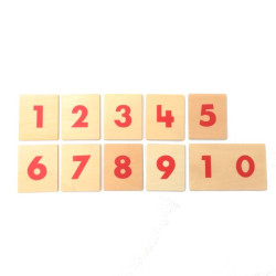 Nombres pour les barres rouges et bleues Montessori 2