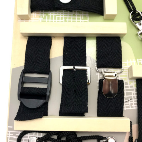 Planche de motricité fermetures et fixations