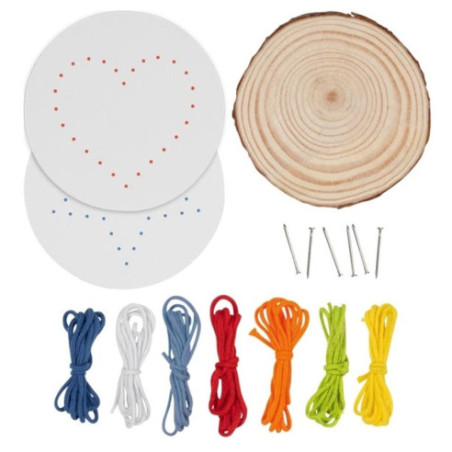 Image en fil tendu avec clous Goki