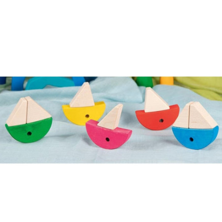 Coffret de construction 6 poissons colorés