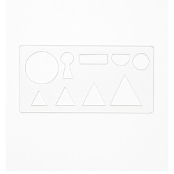 Pochoir des symboles de grammaire Montessori