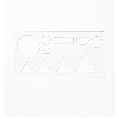 Pochoir des symboles de grammaire Montessori