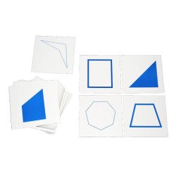 Cartes pour le cabinet de géométrie - Montessori