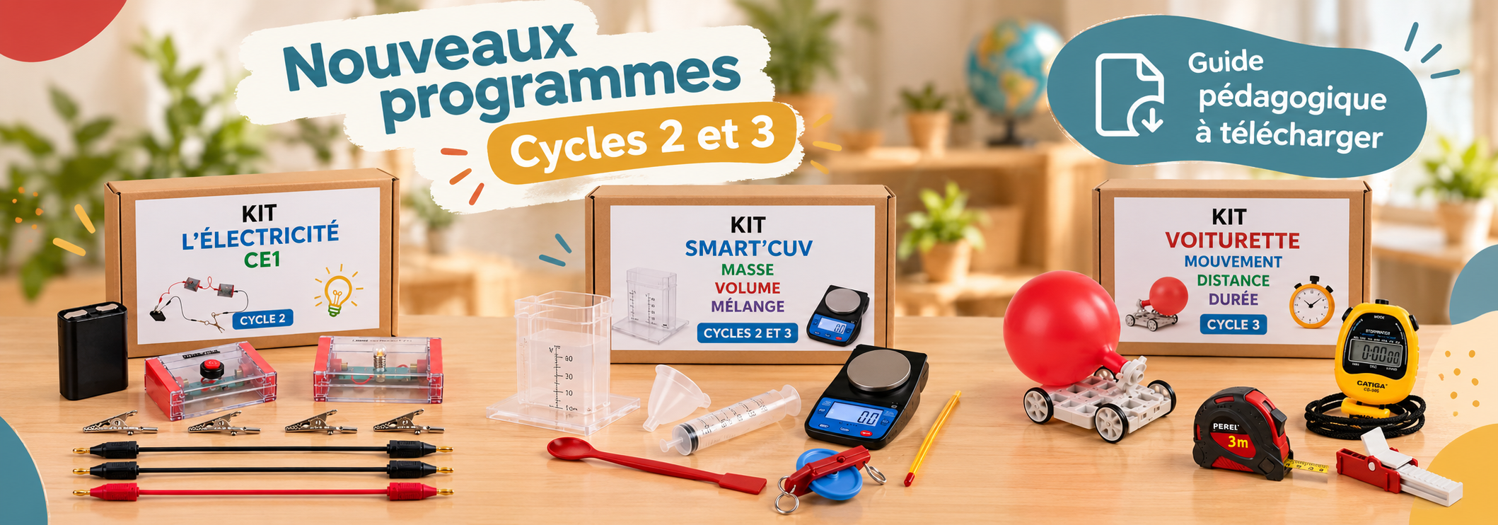 Kits scientifiques Montessori et nouveaux programmes